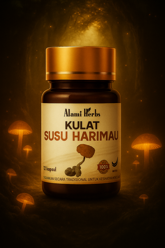KAPSUL 100% KULAT SUSU HARIMAU ASLI