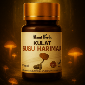 KAPSUL 100% KULAT SUSU HARIMAU ASLI